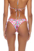 Luli Fama Ocean Drive Euphoria Wavy Ruched Back Tie Side Bottom